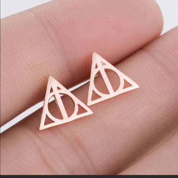 Other - Rose gold Harry Potter earrings NEW